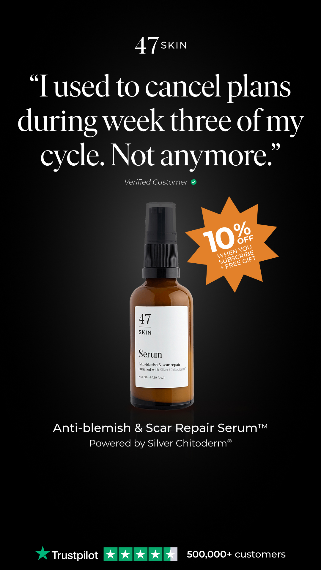 47Skin Facebook ad