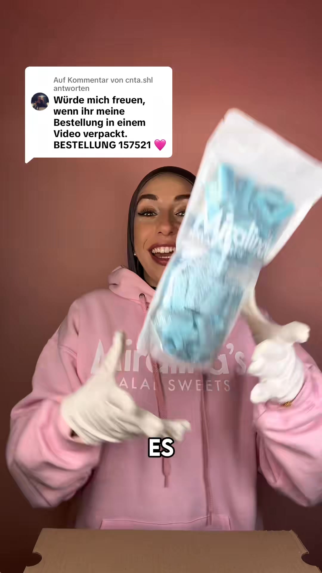 Miralina's Halal Sweets Facebook ad: Entdecke unsere große Auswahl an Halal-Süßwaren