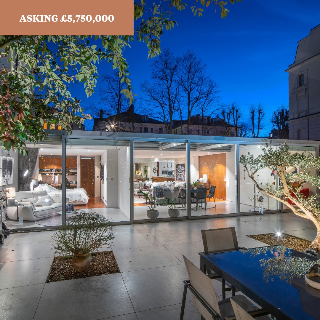Aston Chase Facebook ad: A rare architectural statement in Belsize Park Gdns…