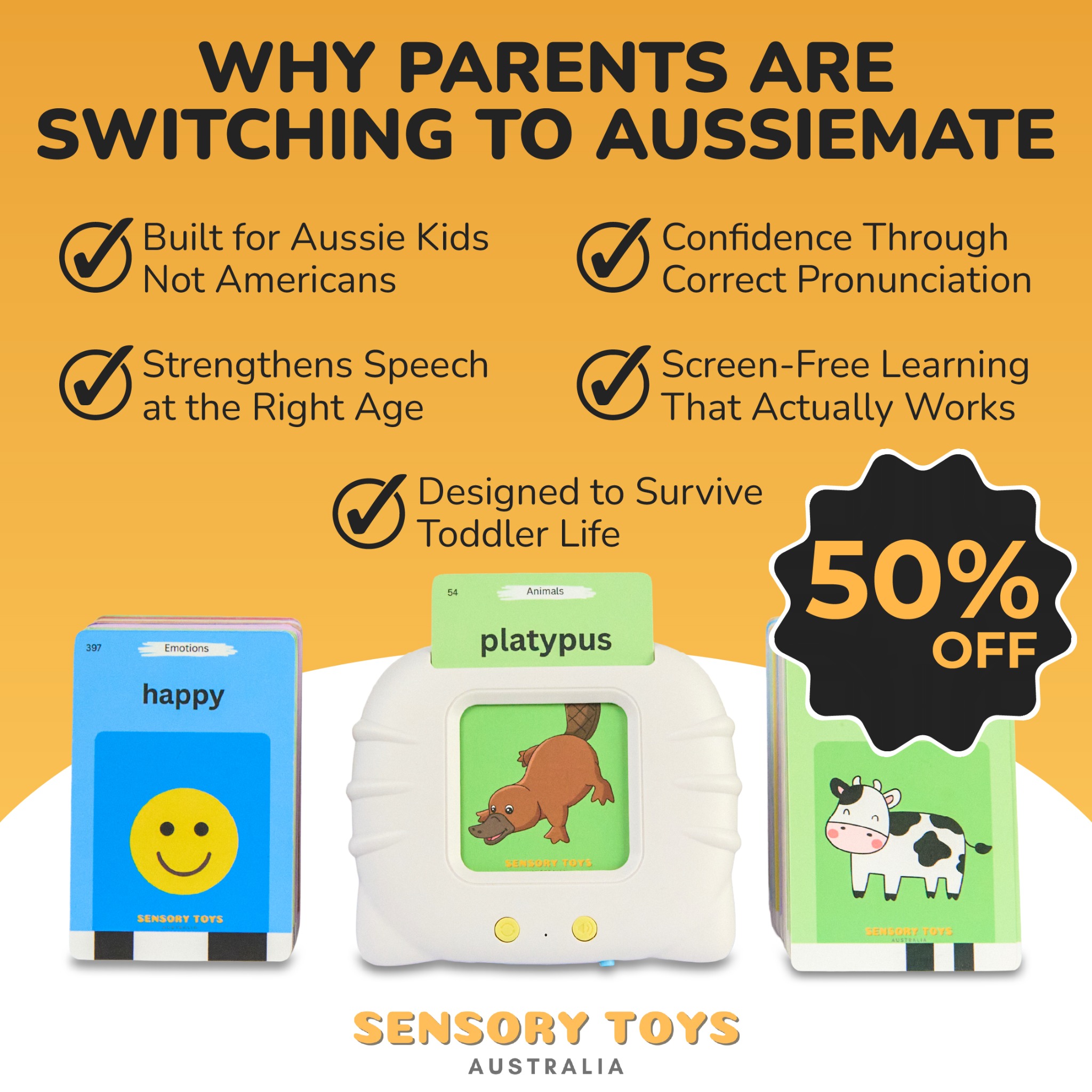 Sensory Toys Facebook ad