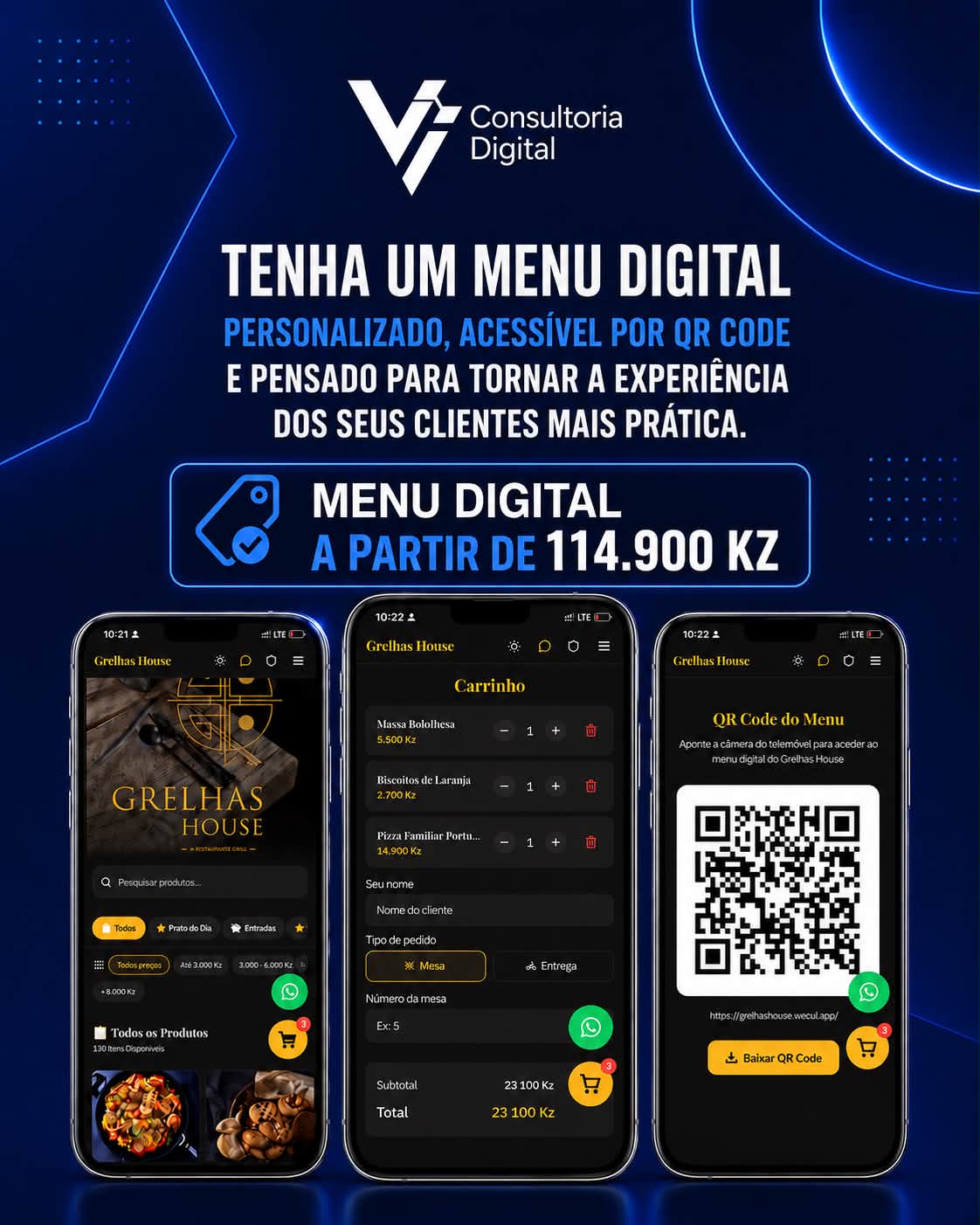 VI consultoria Facebook ad: O seu restaurante ainda depende apenas do menu…
