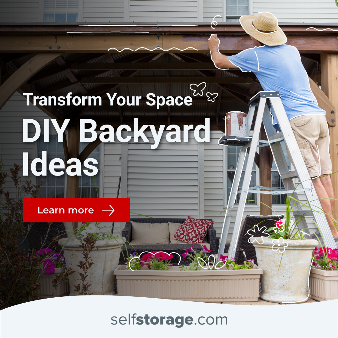 SelfStorage.com Facebook ad: Learn How to Transform Your Backyard
