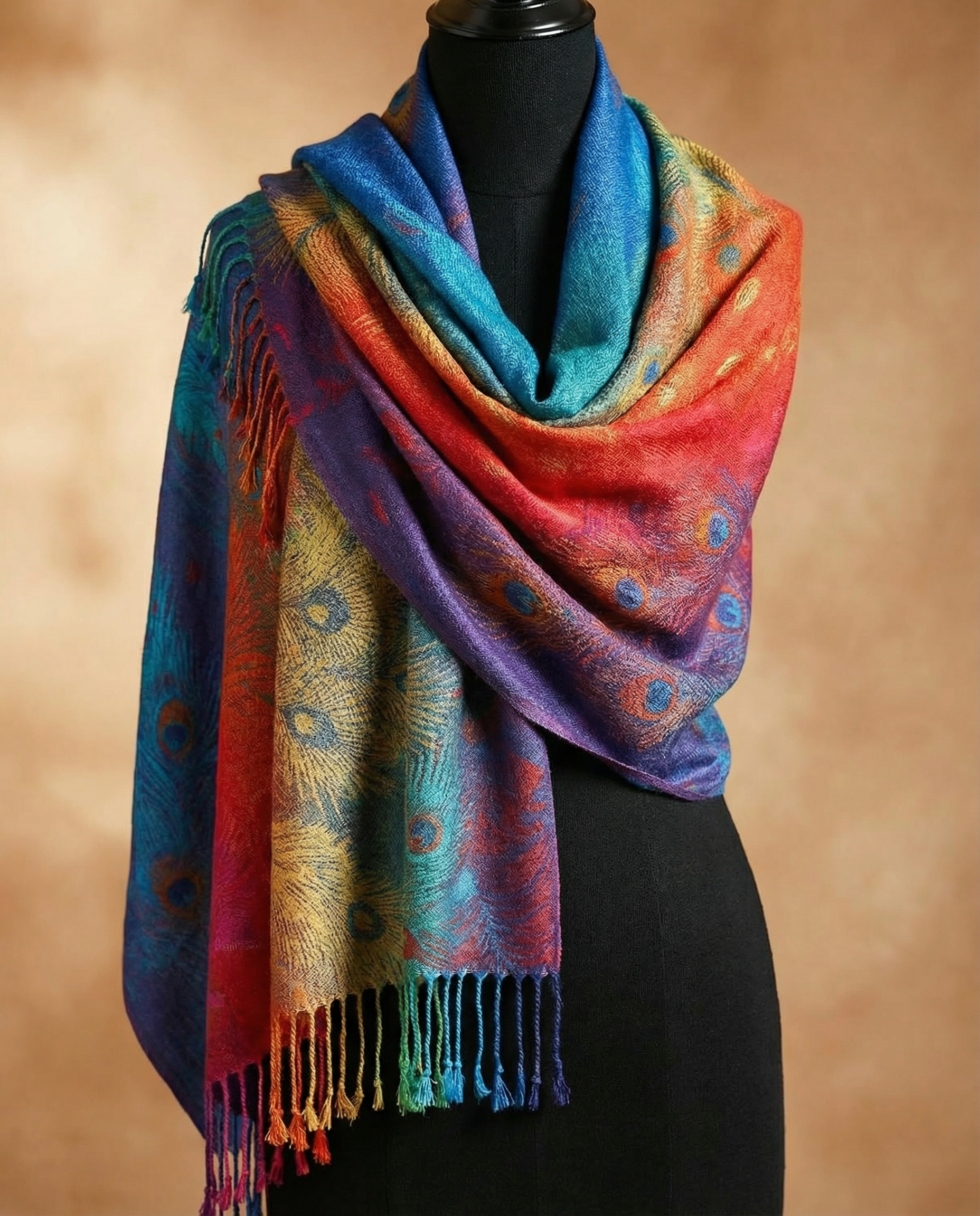 Harper Heights. Facebook ad: Boho Cashmere Wrap