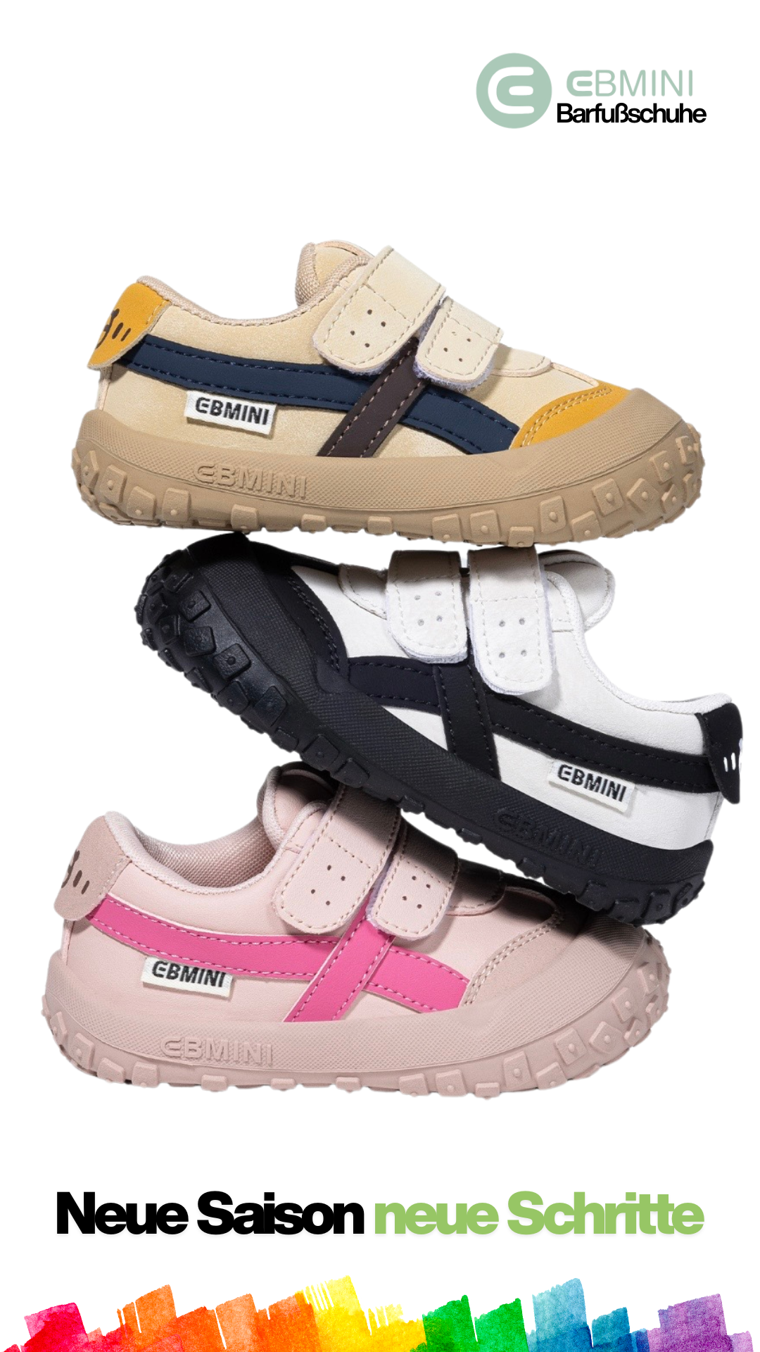 Ebmini - Kinder Barfußschuhe Facebook ad