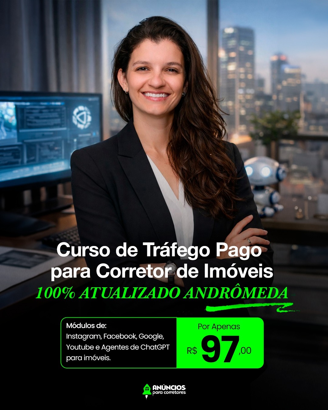 Anúncios para Corretores Facebook ad