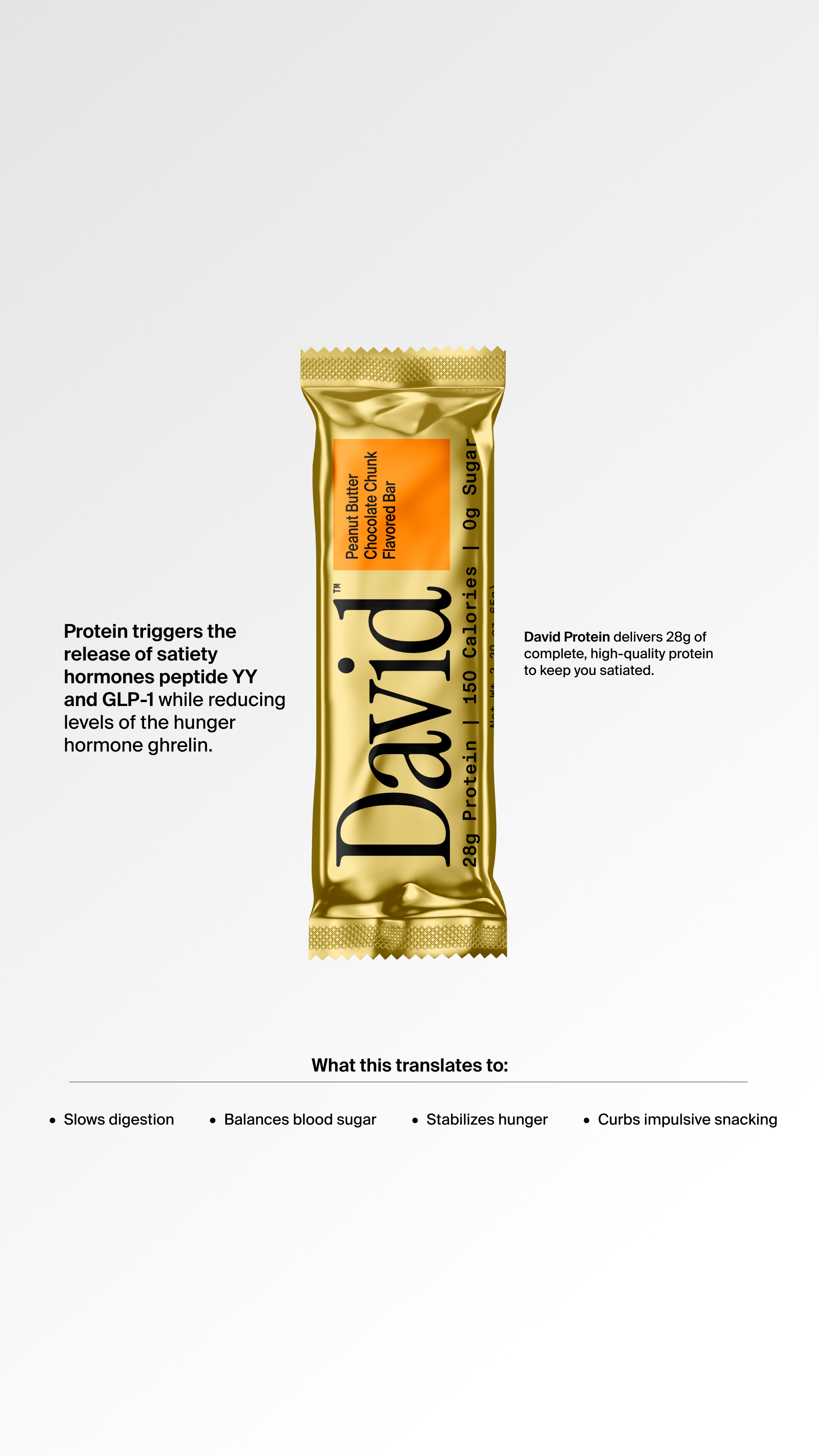 David Protein Facebook ad