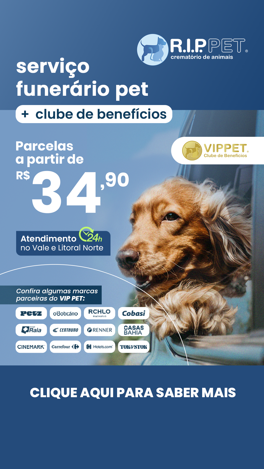 R.I.P Pet Crematório de Animais Facebook ad