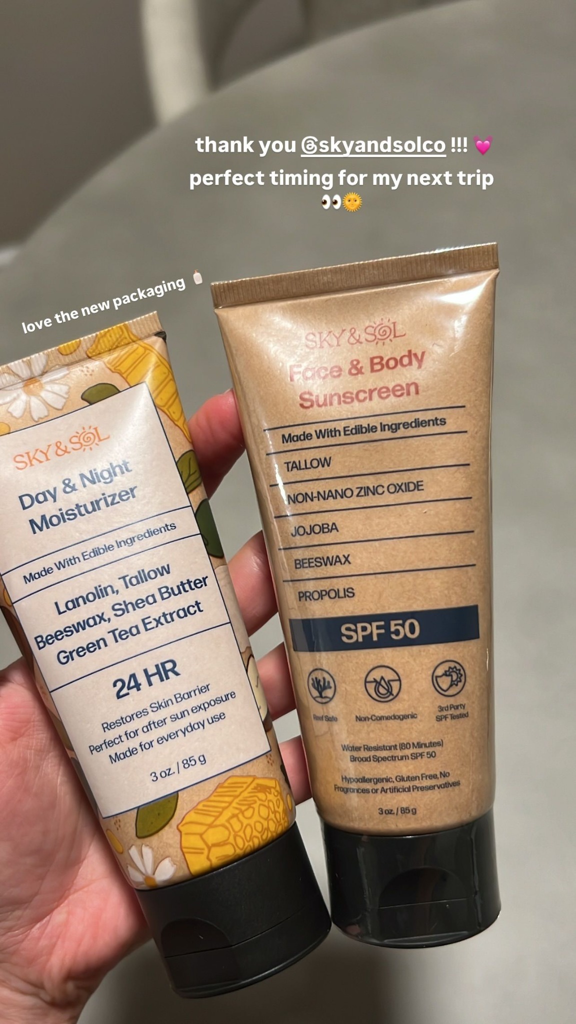 Sky&sol Facebook ad