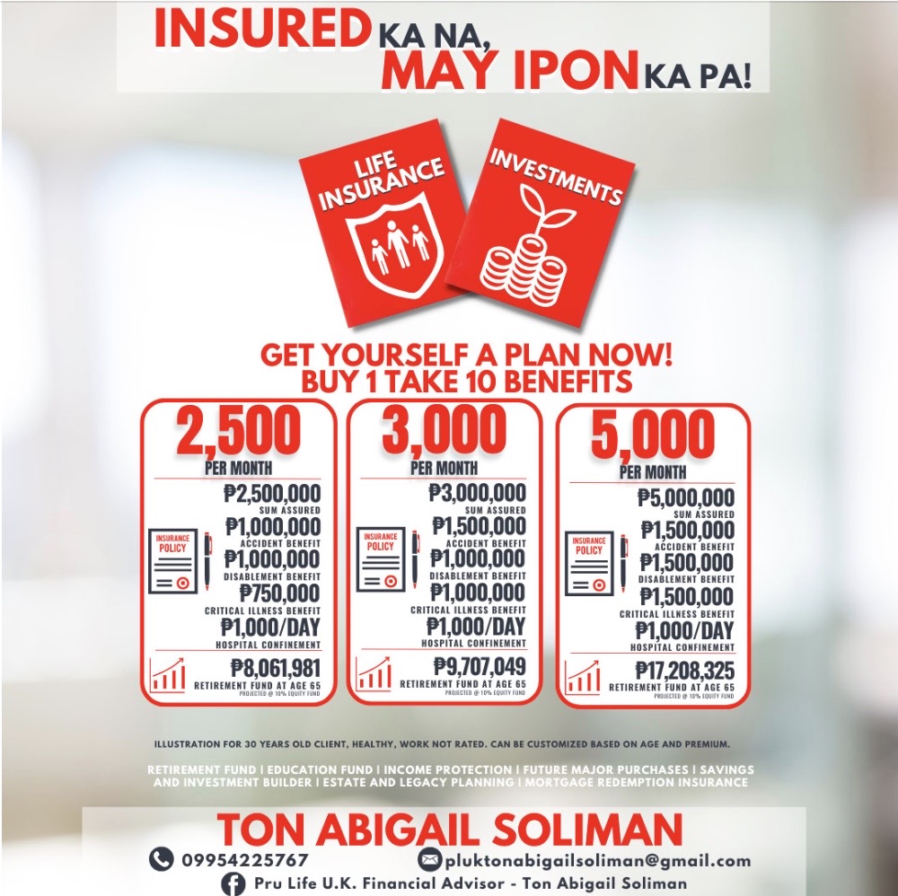 Pru Life UK Financial Advisor - Ton Abigail Soliman Facebook ad: Chat in Messenger