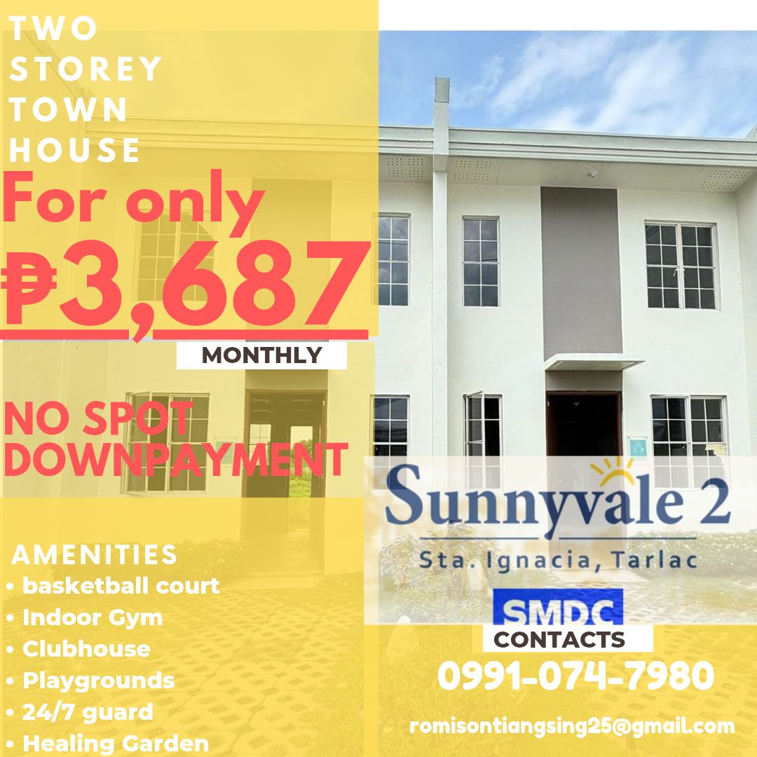 Sunnyvale2 Sta. Ignacia, Tarlac by SMDC Facebook ad