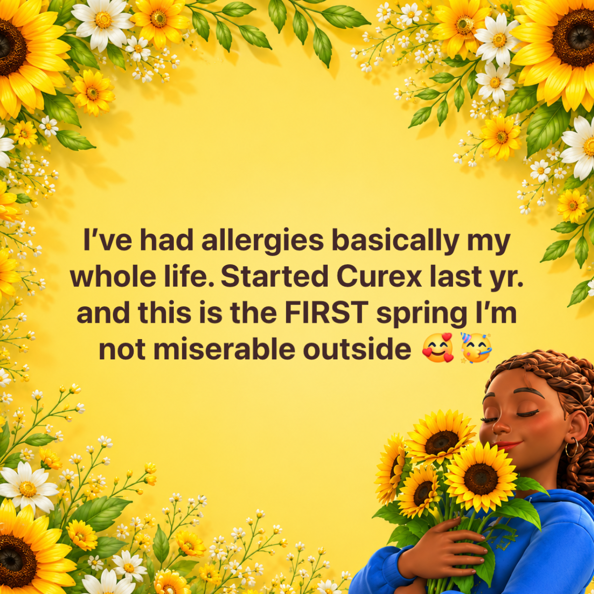 Curex Allergy Facebook ad