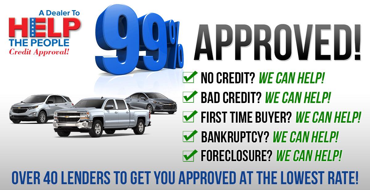 Simms Auto Sales Facebook ad: All credit approved!