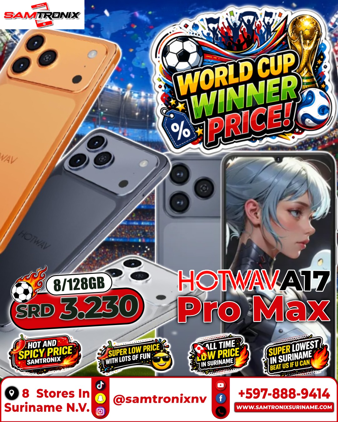 Sam Tronix N.V. Facebook ad