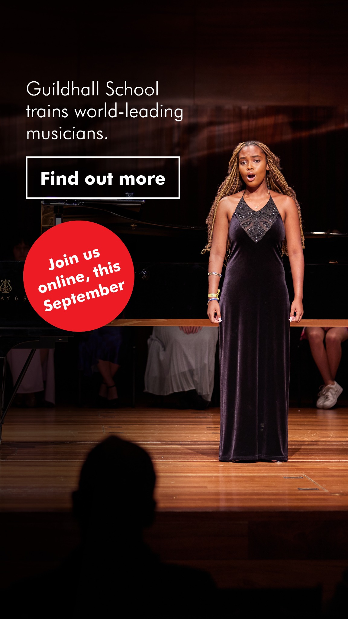 Guildhall School of Music & Drama Facebook ad
