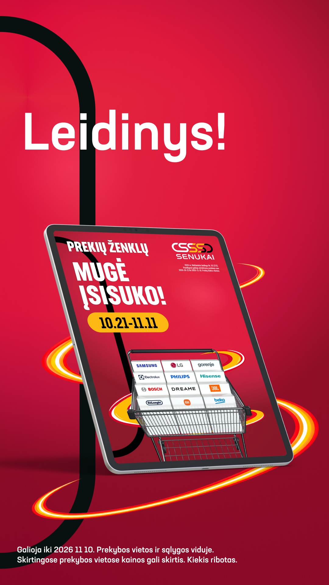 Senukai Facebook ad: Leidinys!