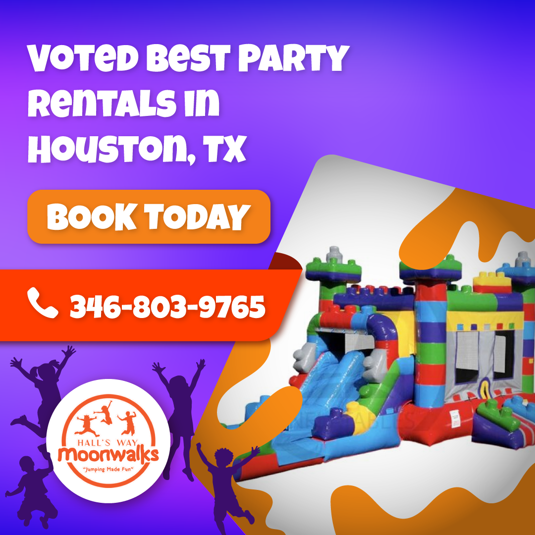 Hall's Way Moonwalks & Party Rentals Facebook ad from Oct 16, 2025