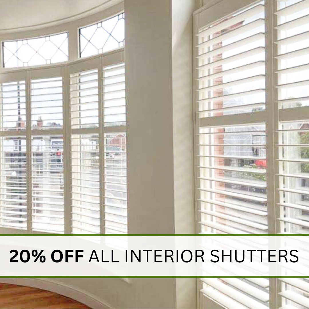 Chantilly Blinds, Curtains & Shutters Facebook ad: Claim Your Free Shutter Quote & 20% Discount