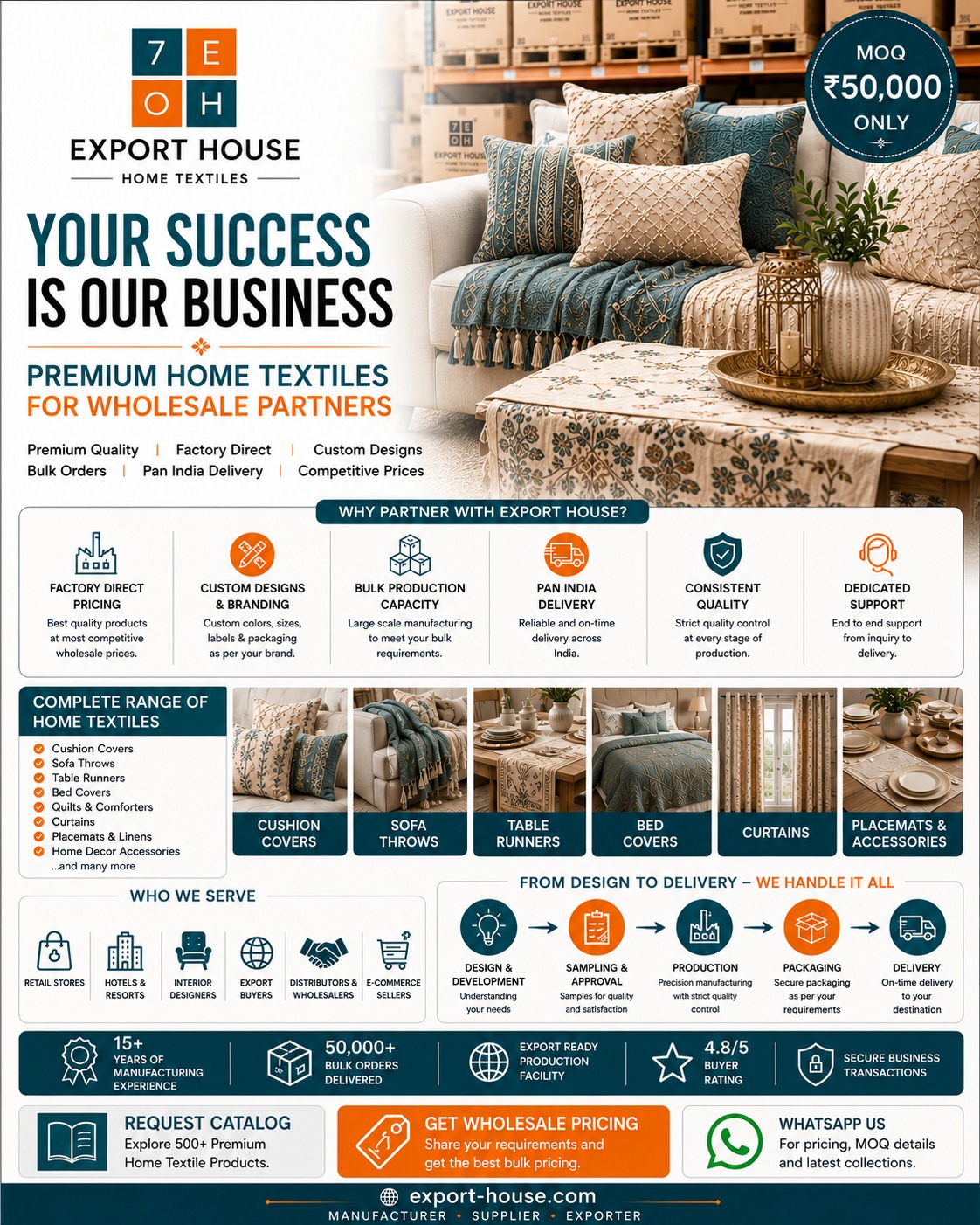Export House - India's Best Home Decor Handloom Store Facebook ad