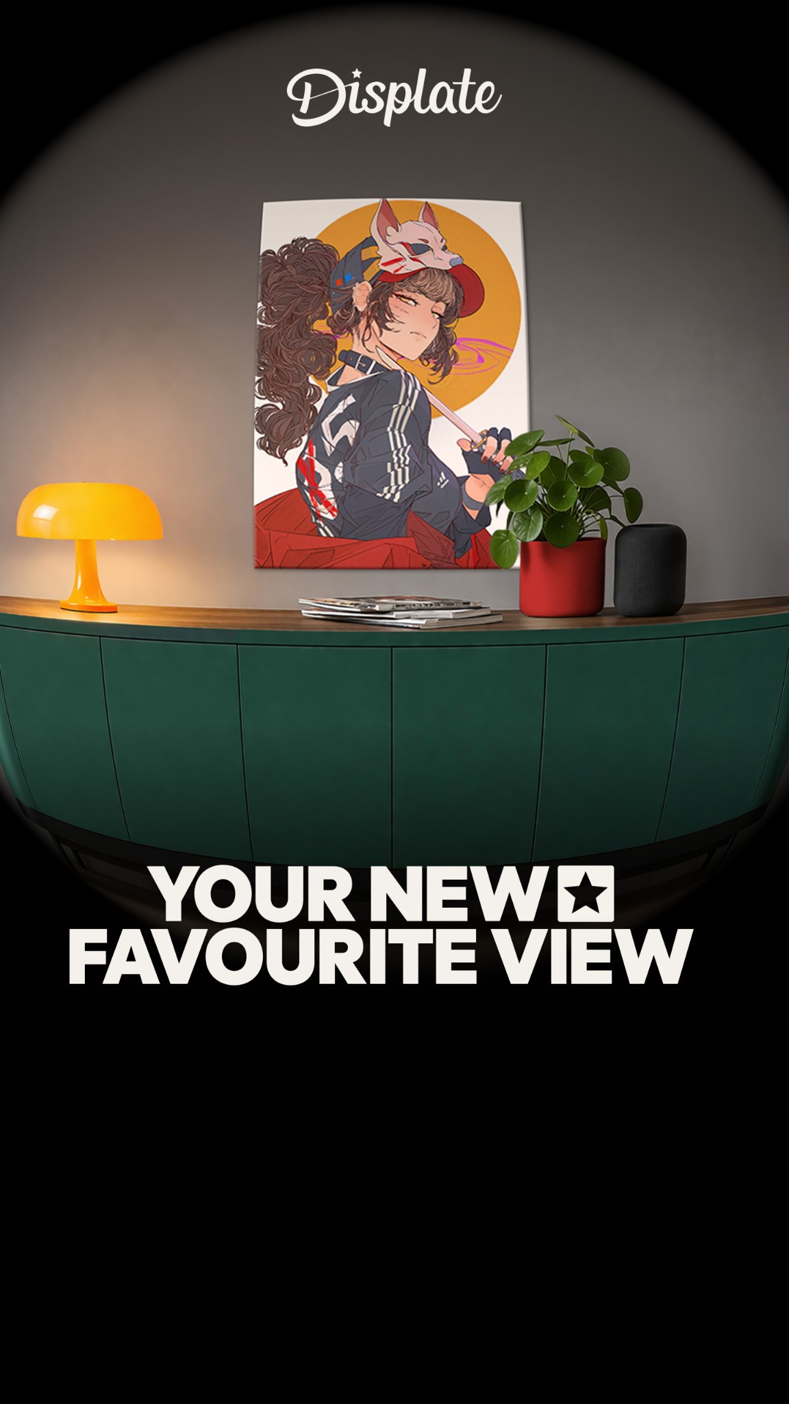 Displate Facebook ad