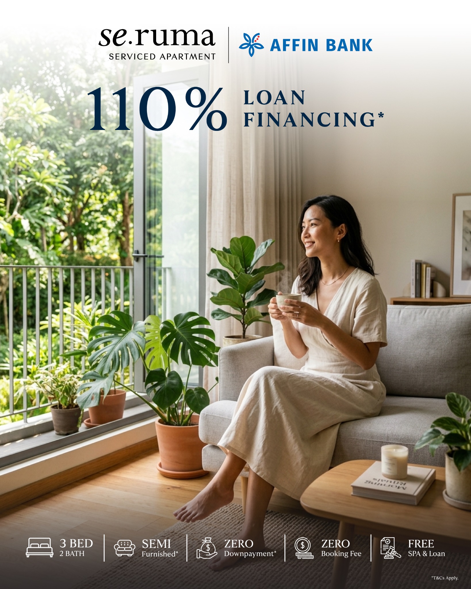 Eco Sanctuary at Klang Valley Facebook ad: 110% LOAN FINANCING | SEMI-FURNISHED