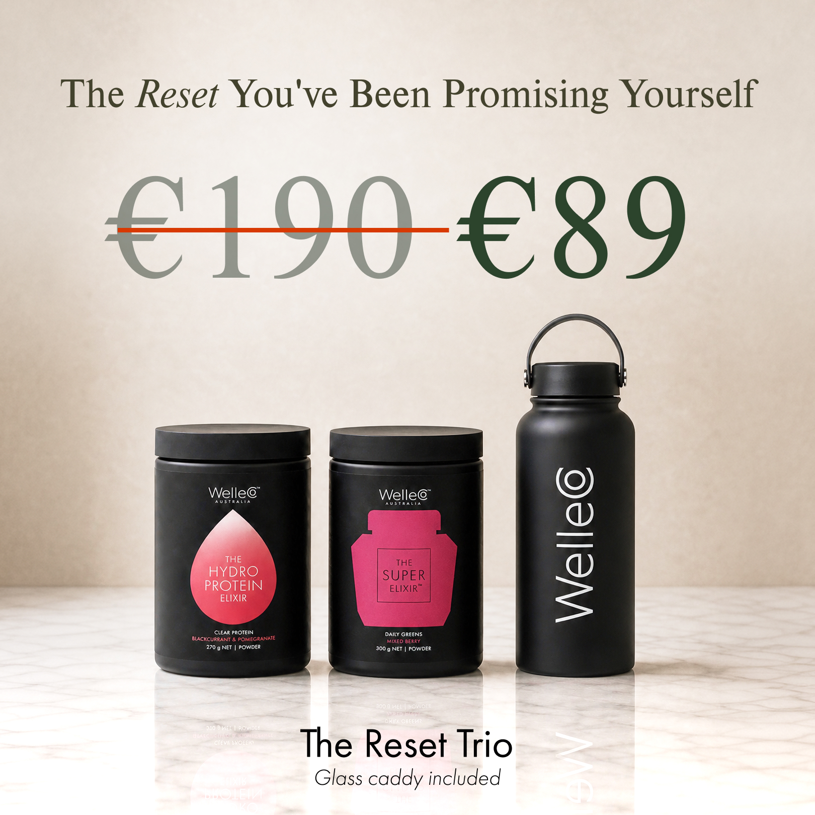 WelleCo Facebook ad