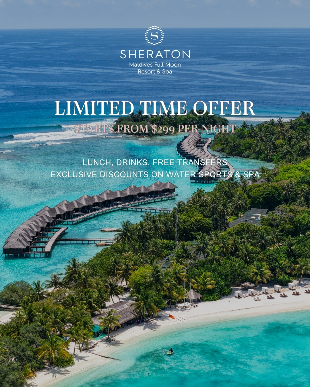 Sheraton Maldives Full Moon Resort & Spa Facebook ad