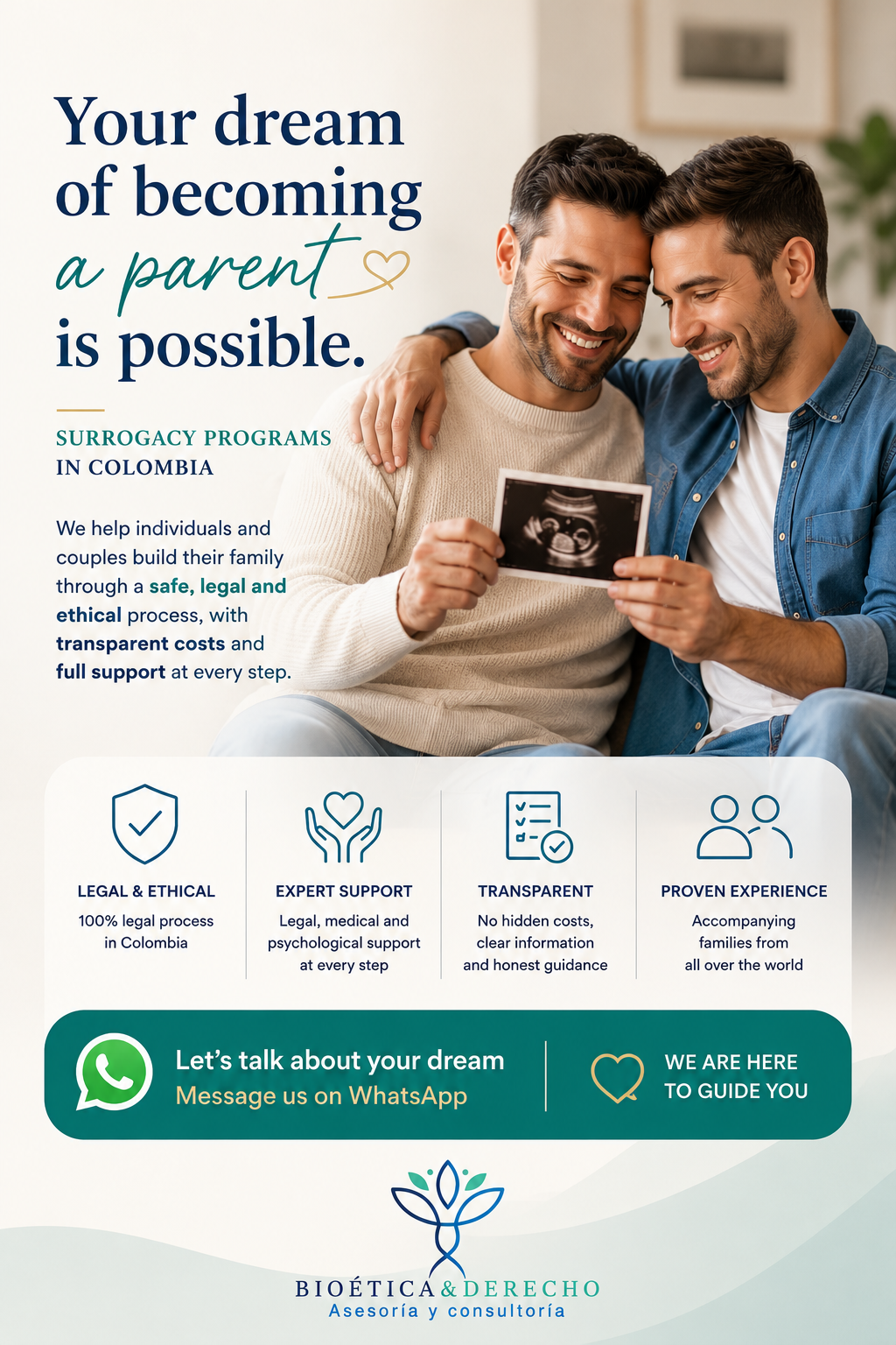 Bioética&Derecho Facebook ad: Surrogacy Programs with Legal Guidance
