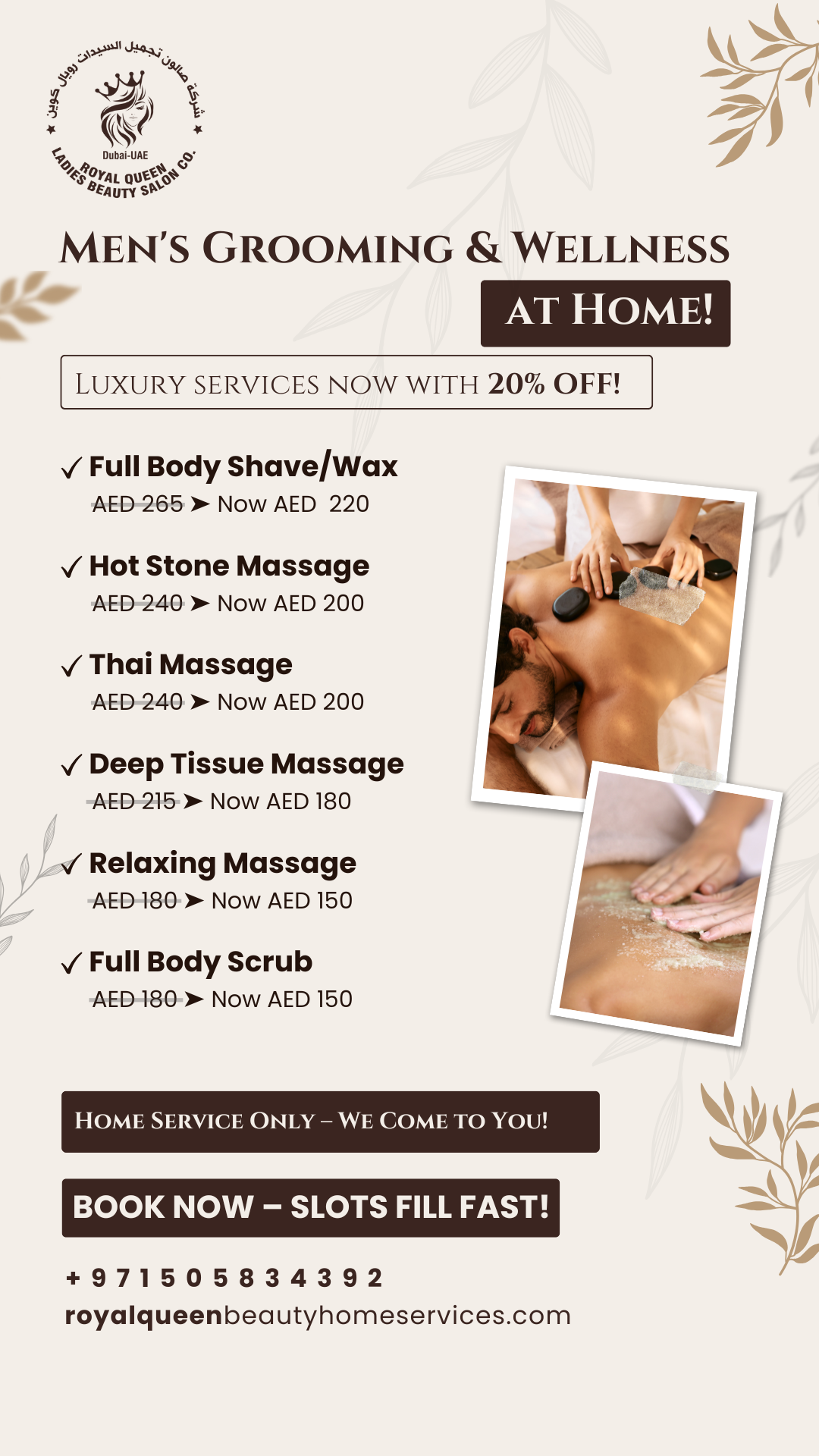 Royal Queen Beauty Salon Facebook ad
