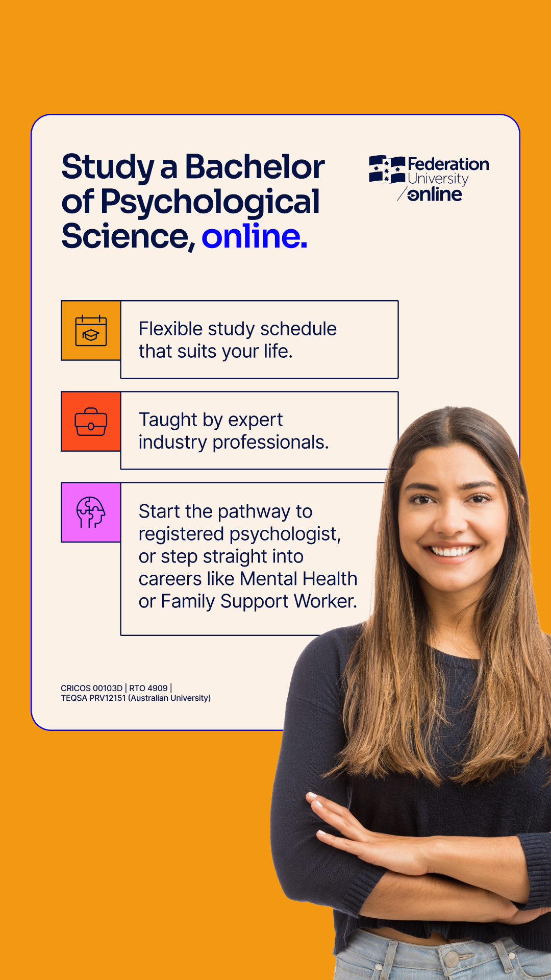 Federation University Australia Facebook ad