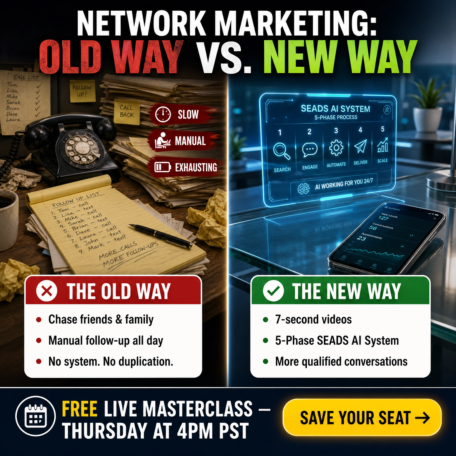 Attraction Marketing Facebook ad