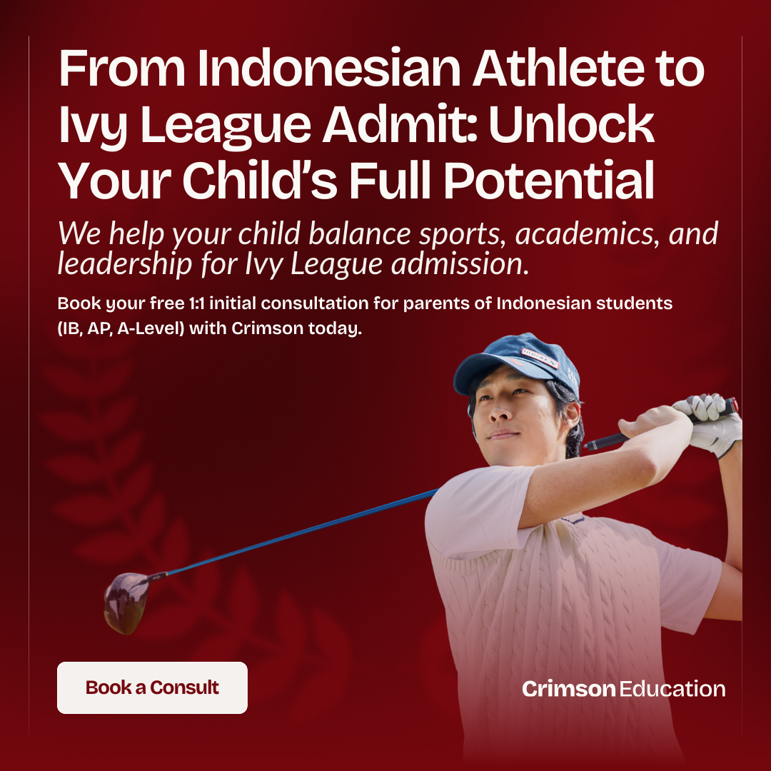 Crimson Education Facebook ad