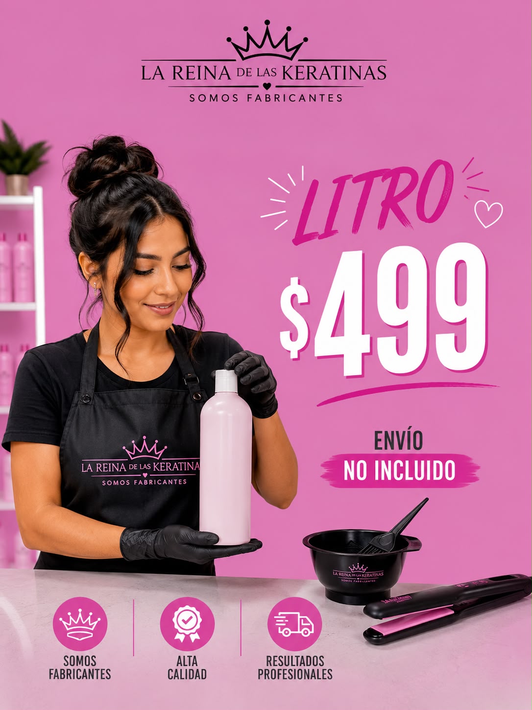 La reina de las keratinas Facebook ad: Convierte tu pasión por la belleza en un…