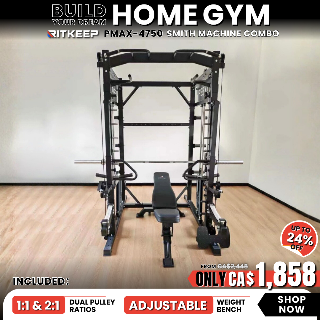 RitKeep Fitness Facebook ad: Built to Train Hard.