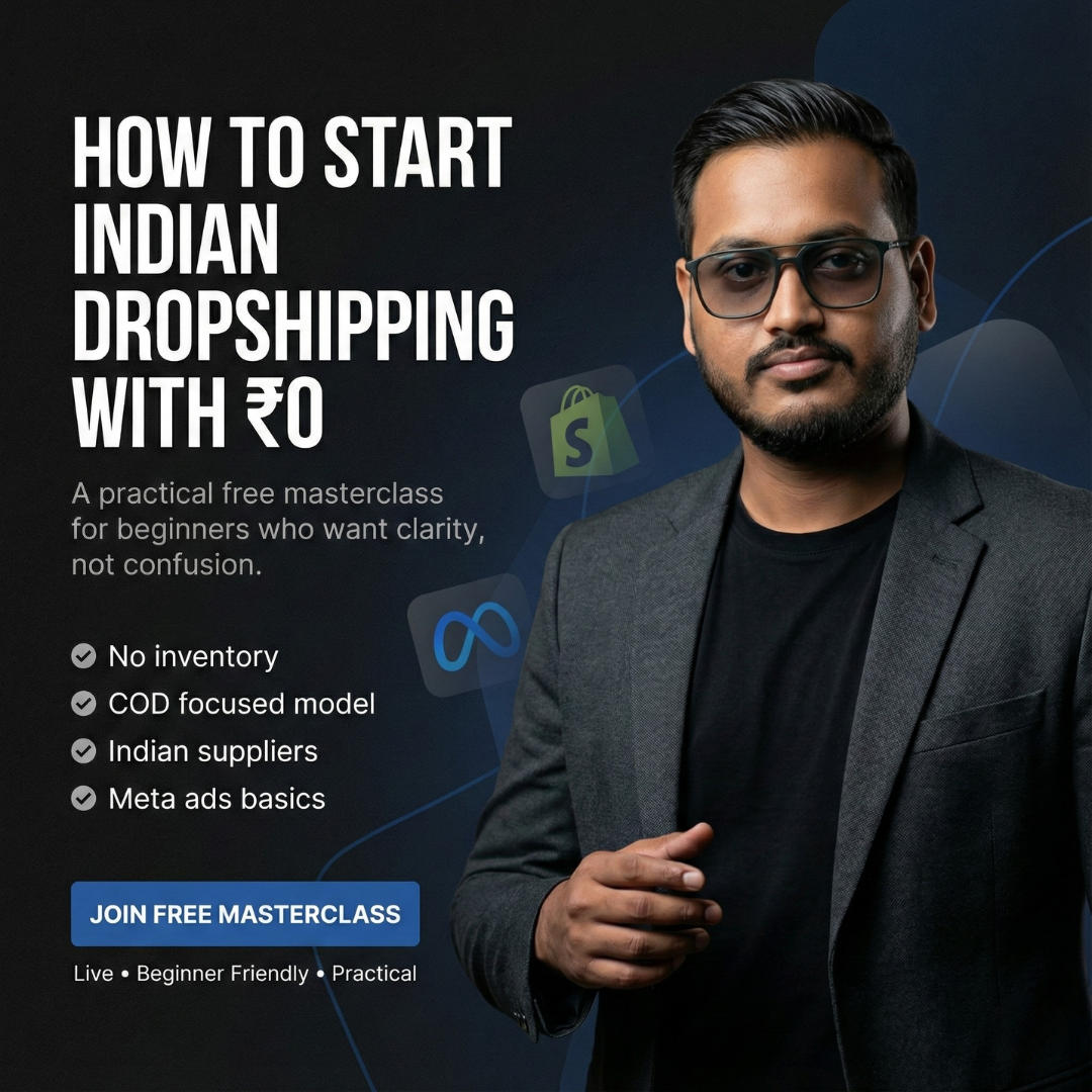 Dewa Direction Facebook ad: Zero RTO: Launch Your Dropshipping Store Without Inventory