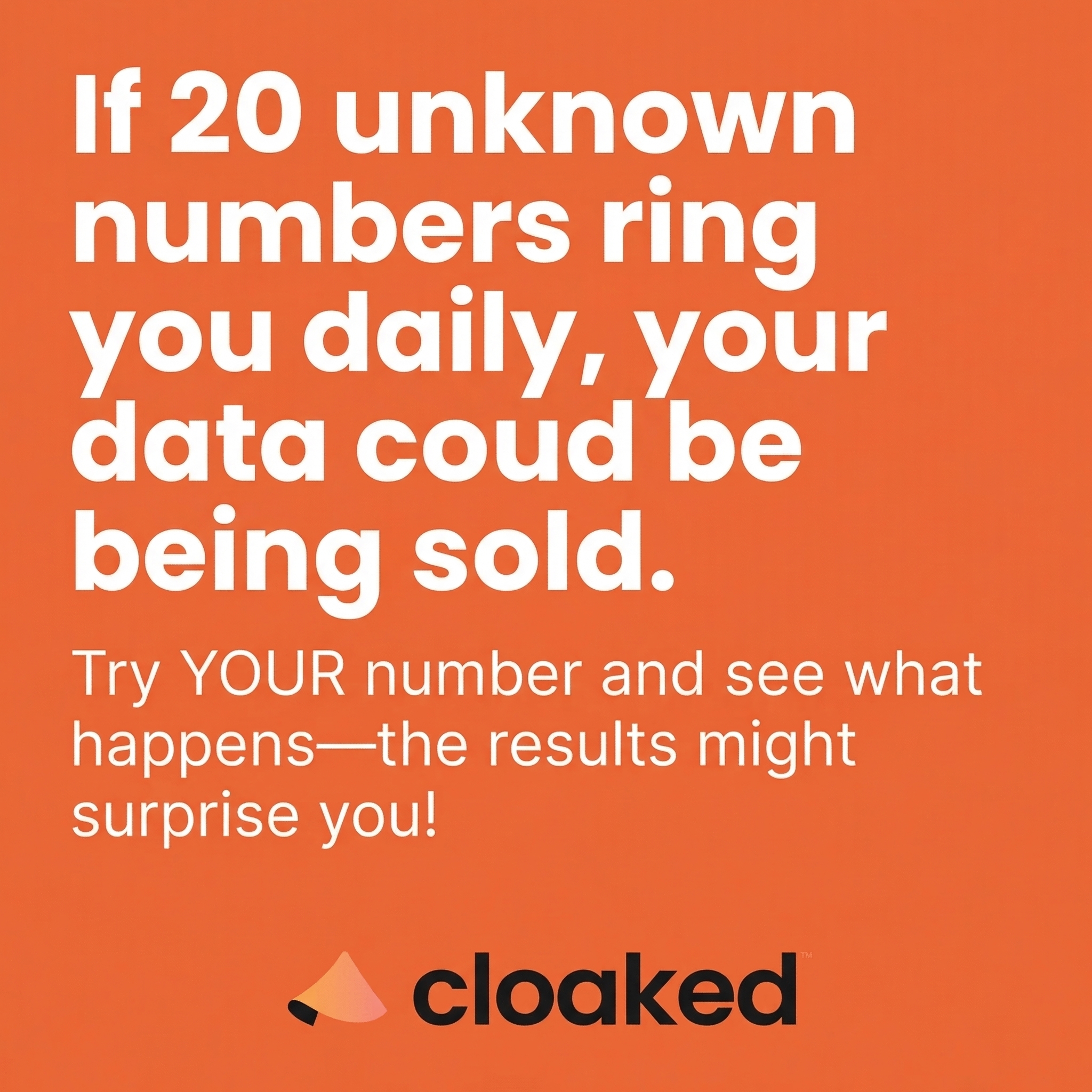 Cloaked Inc. Facebook ad