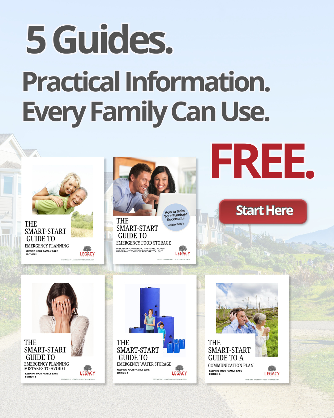 Legacy Food Storage Facebook ad