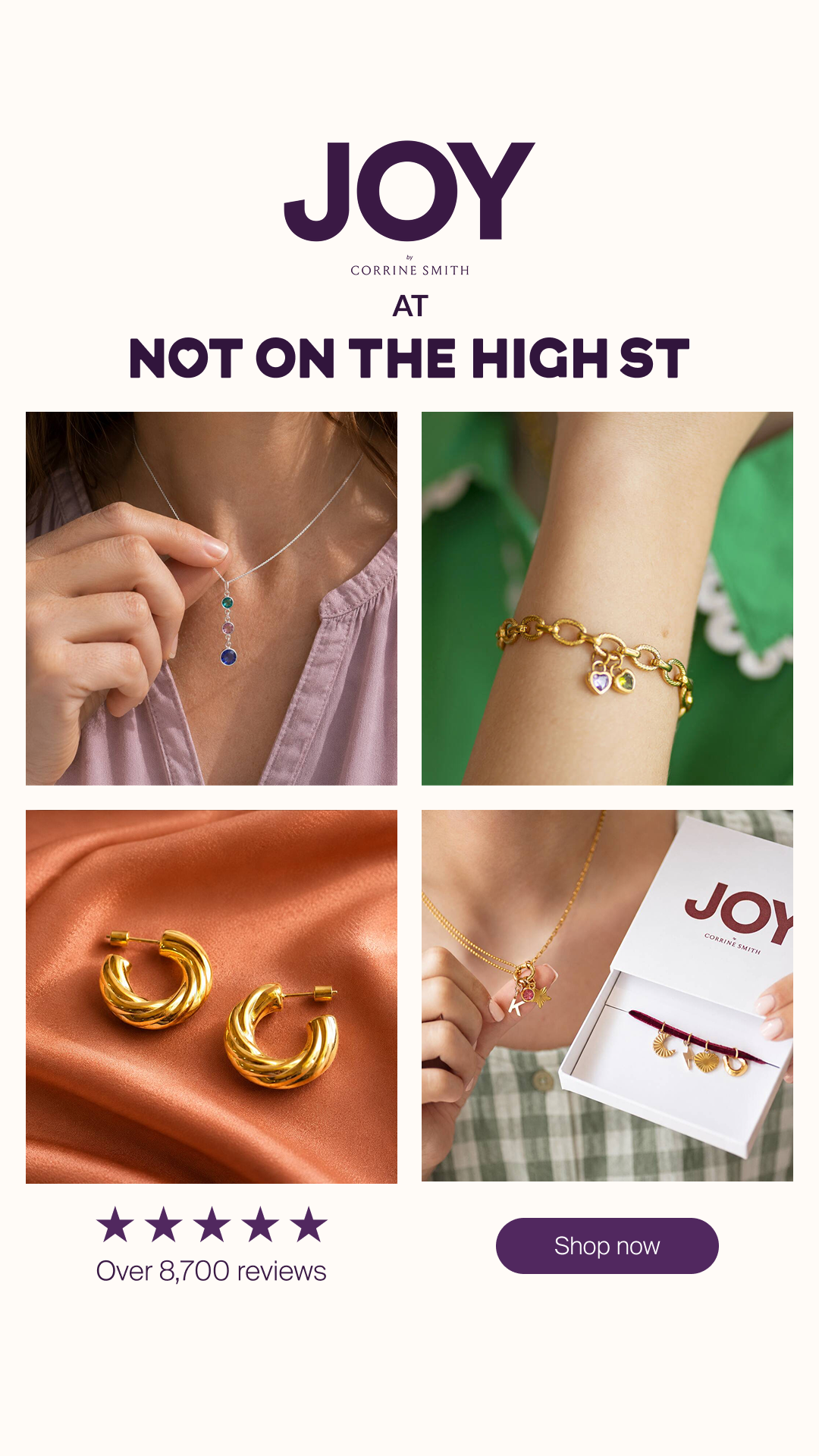 notonthehighstreet Facebook ad