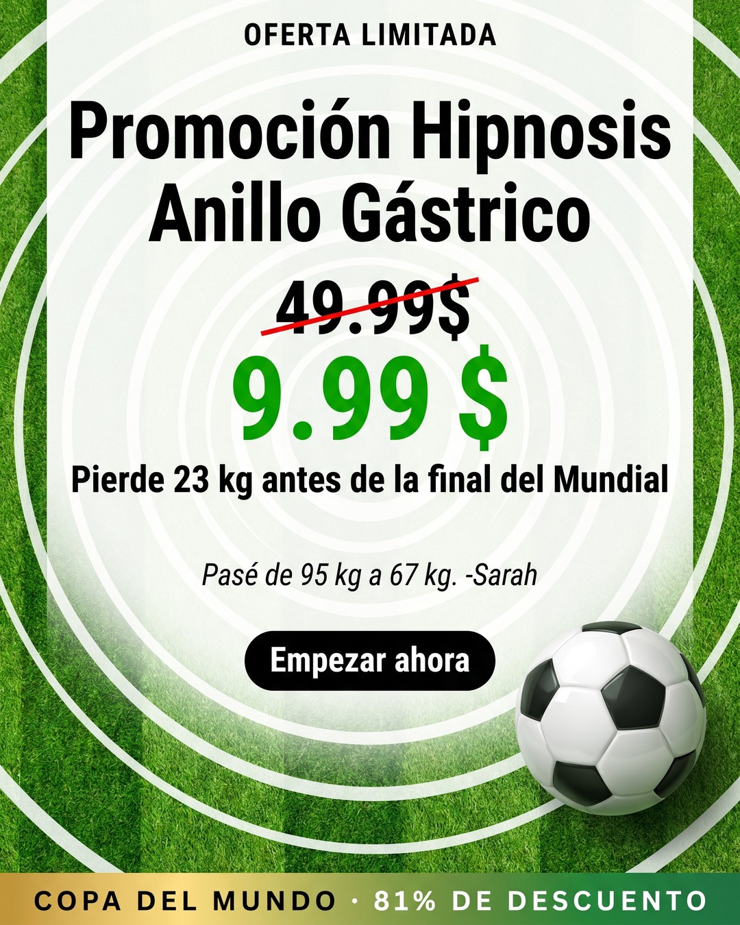 Hypnozio: power of hypnotherapy Facebook ad