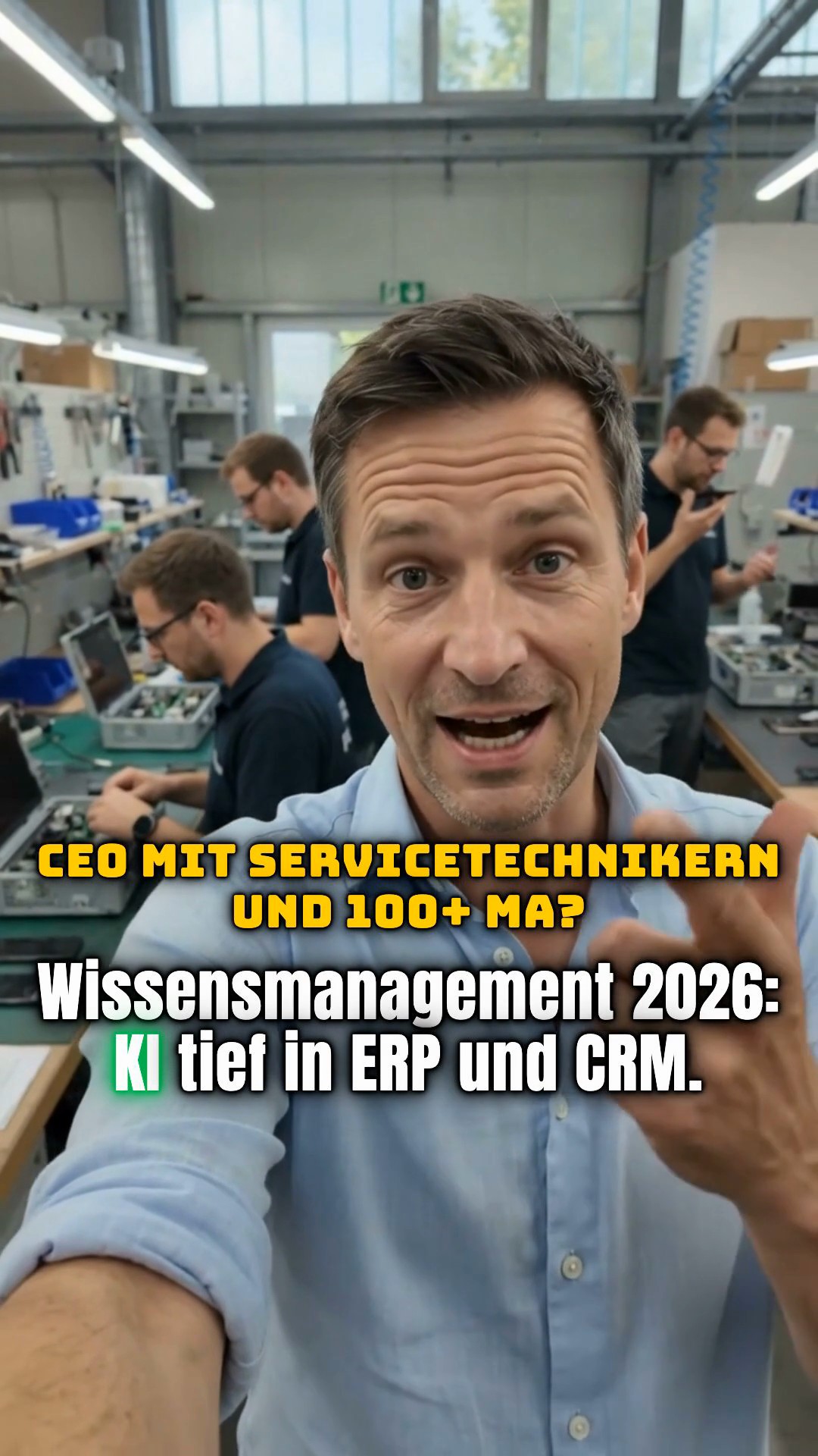Vusyon Facebook ad: Kostenersparnis im Service