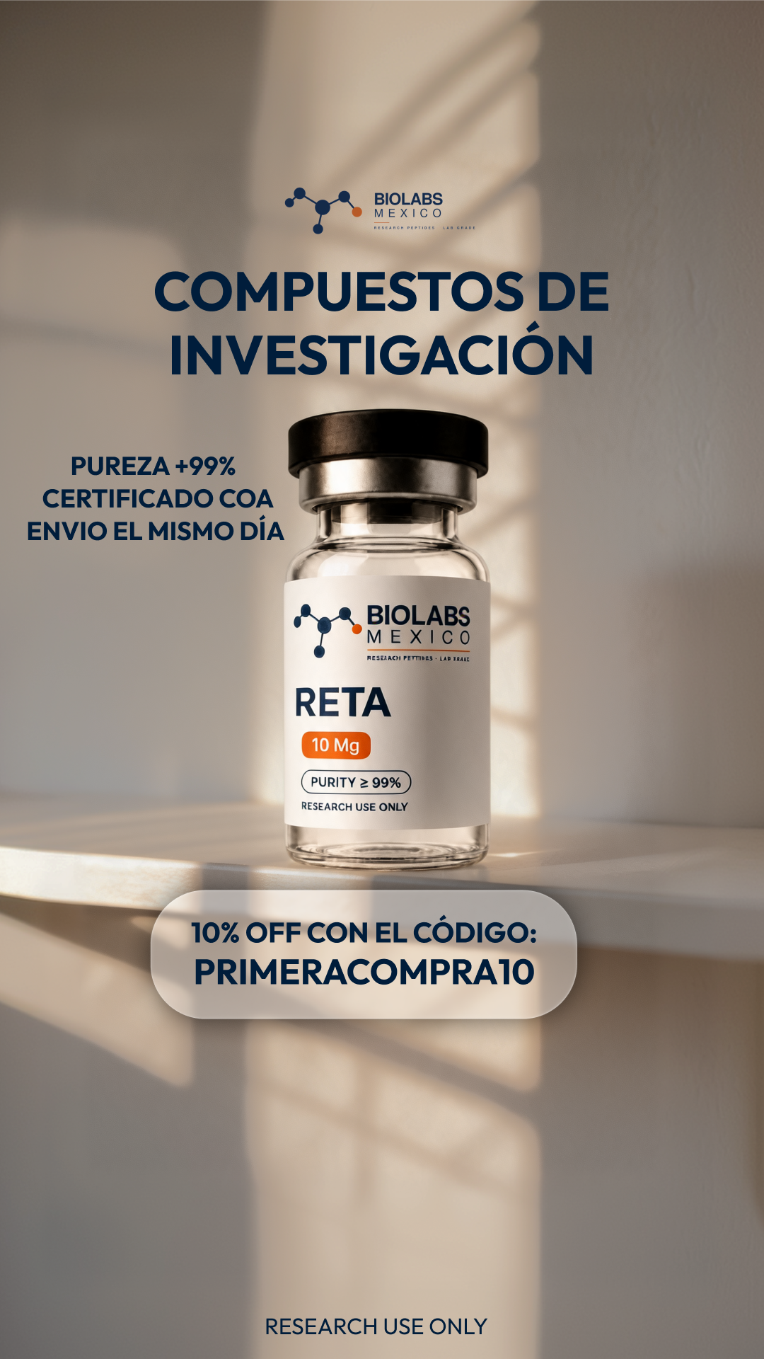Biolabs México Facebook ad
