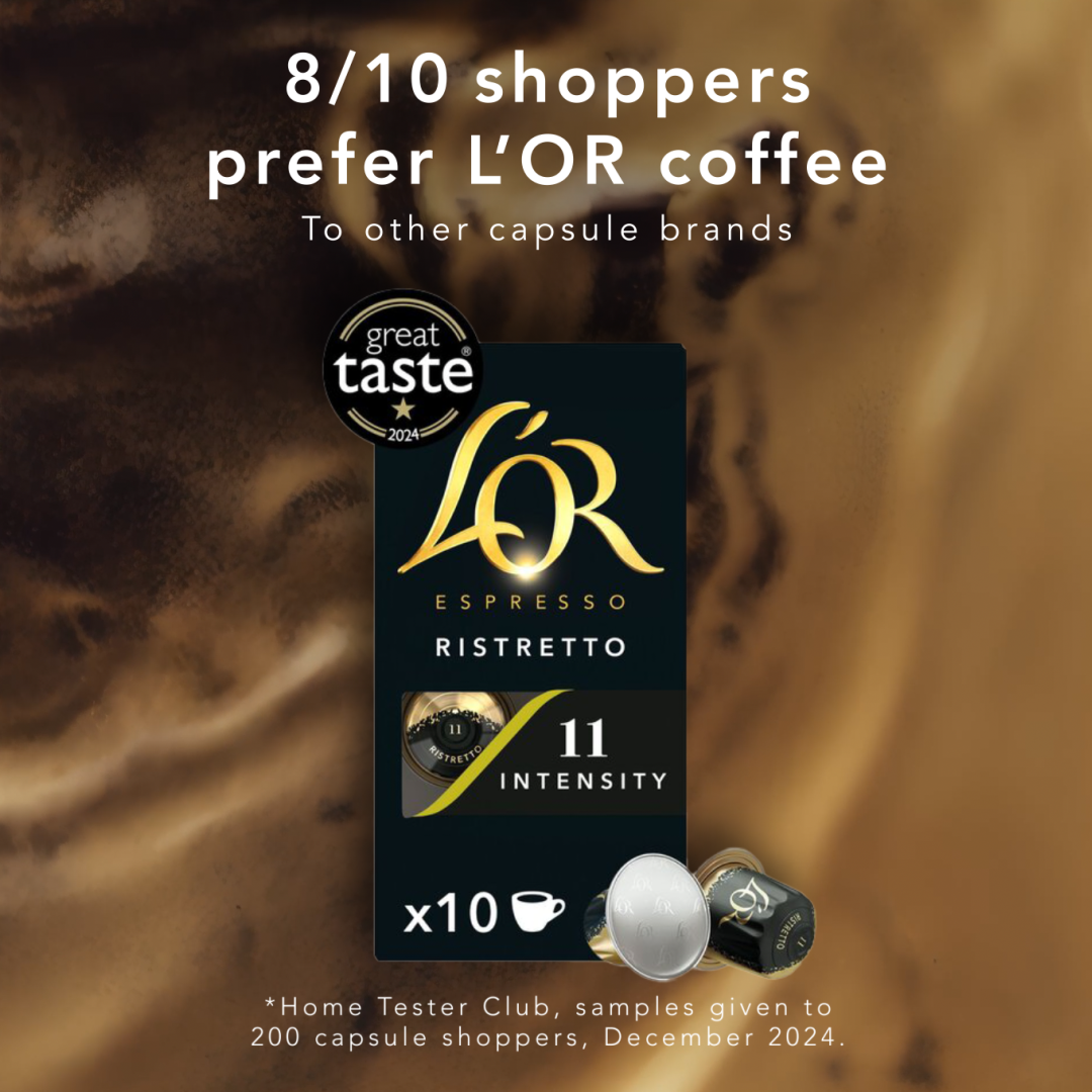 L'OR Espresso Facebook ad from Feb 27, 2026