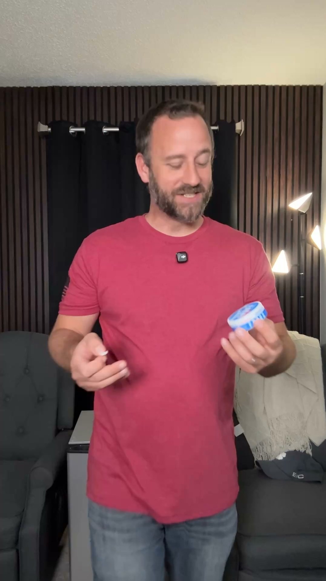 Grinds Pouches Facebook ad: Flavor & Energy. Anytime. Anywhere