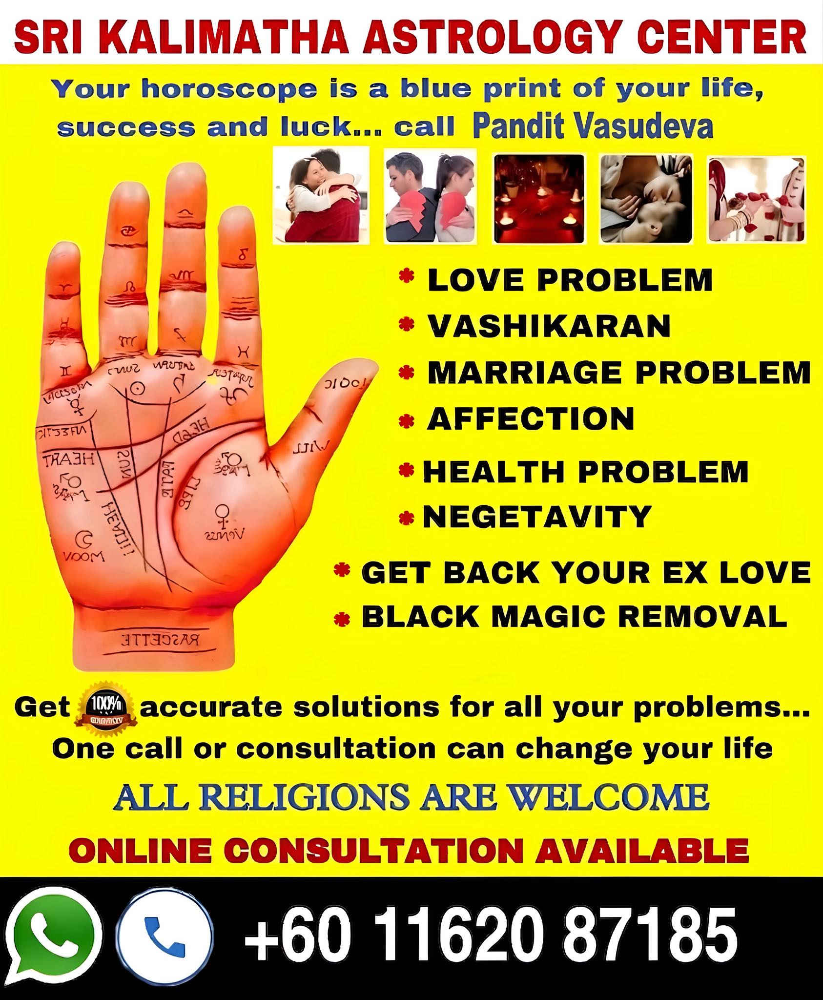Astrologer Vasudeva Facebook ad: Struggling with life's toughest challenges?