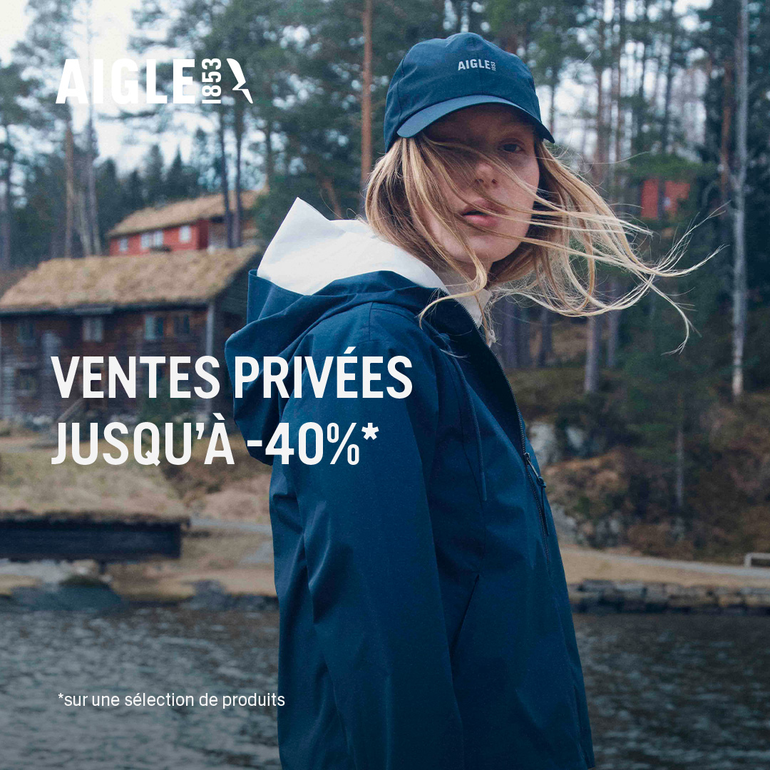 Aigle Facebook ad: Ventes Privées
