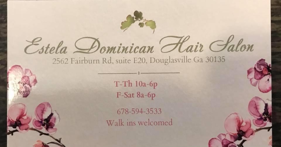 Estela Dominican Hair Salon Facebook ad