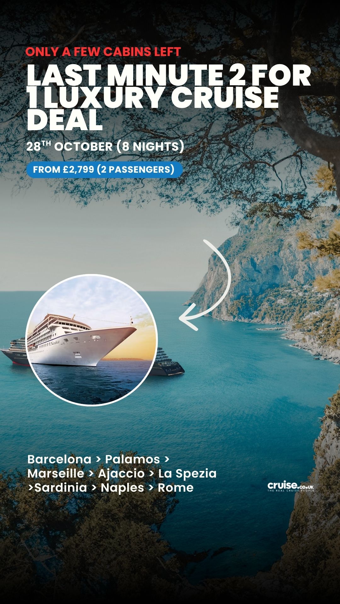 Cruise.co.uk Facebook ad