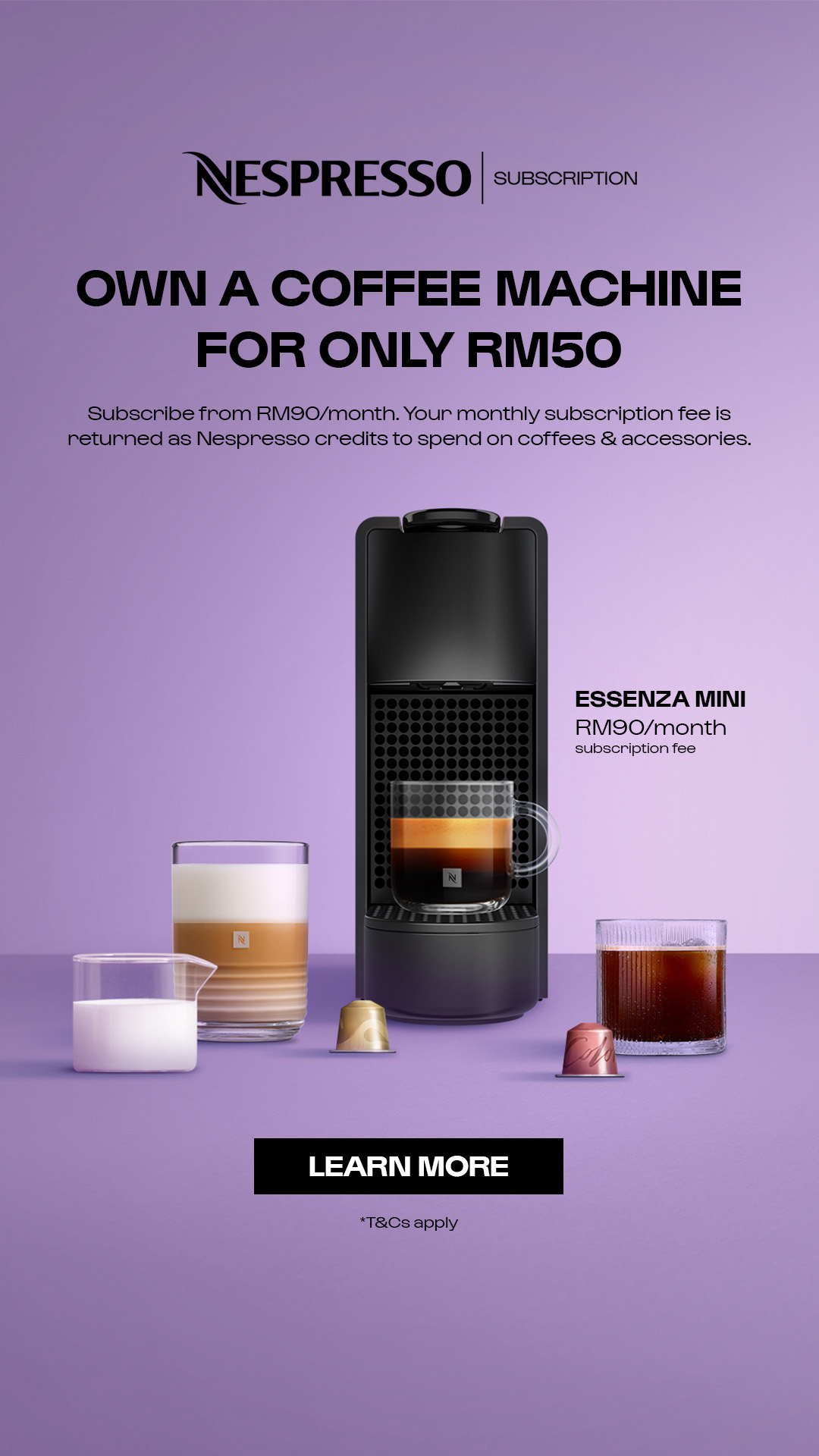 Nespresso Facebook ad