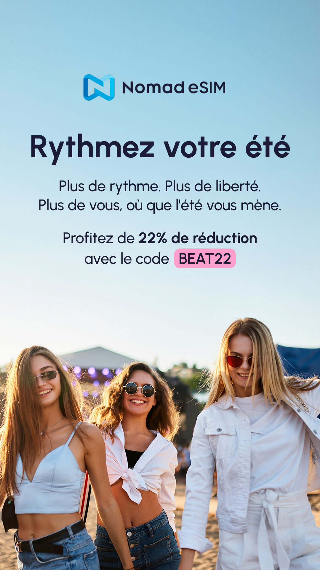 Nomad Esim Facebook ad