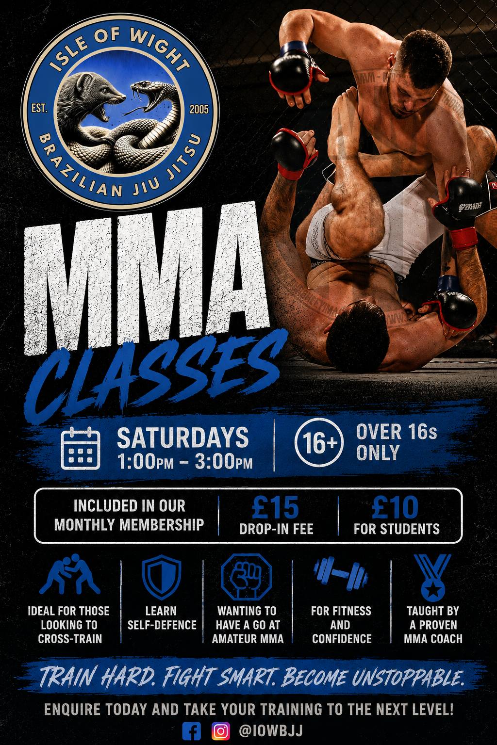 Isle of Wight BJJ & Submission Grappling - Nick Brooks BJJ Team Facebook ad: BIG NEWS AT ISLE OF WIGHT BRAZILIAN JIU-JITSU!