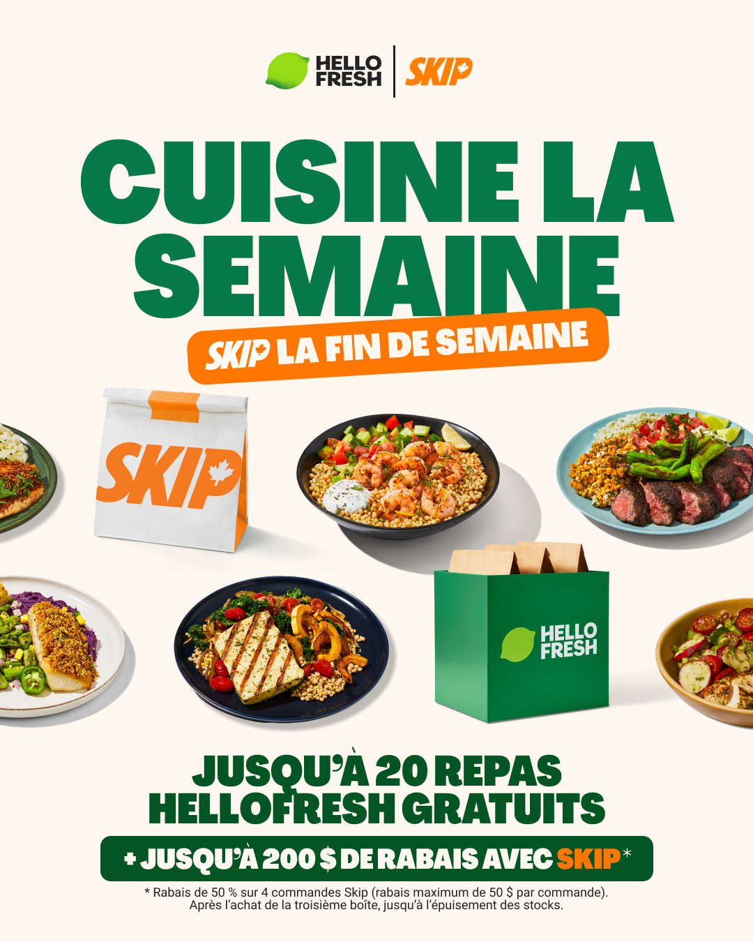 HelloFresh Facebook ad